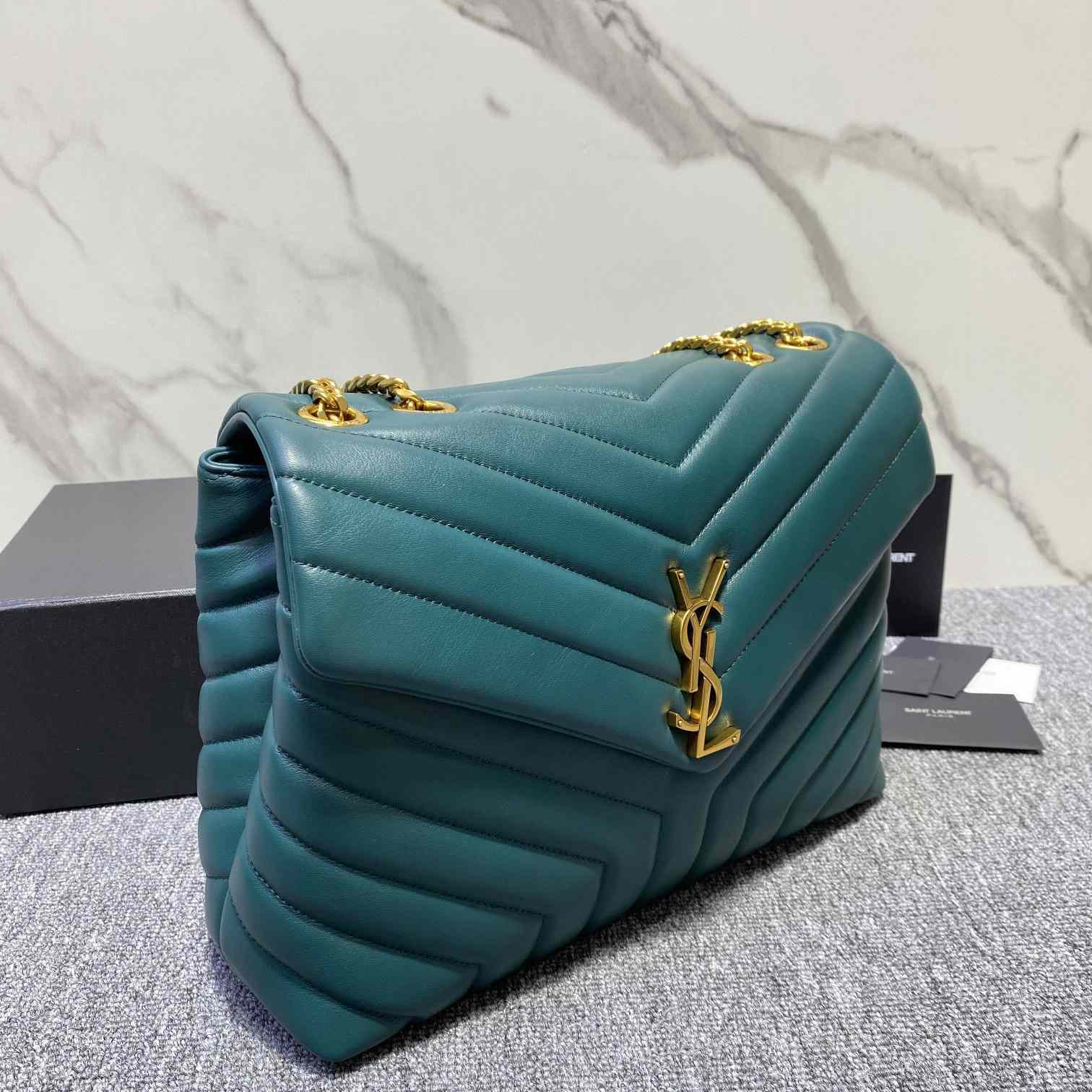 Saint Laurent Loulou Medium Chain Shoulder Bag - PerfectKickZ