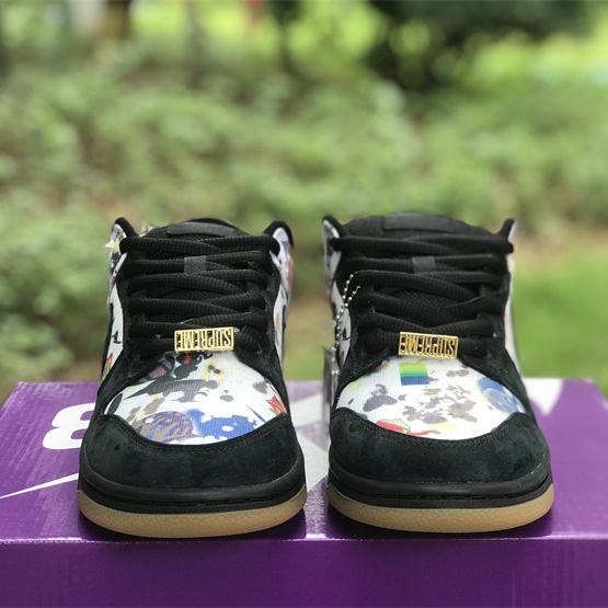 Supreme x Nike SB Dunk Low “Rammellzee”  Sneakers     FD8778-001 - PerfectKickZ