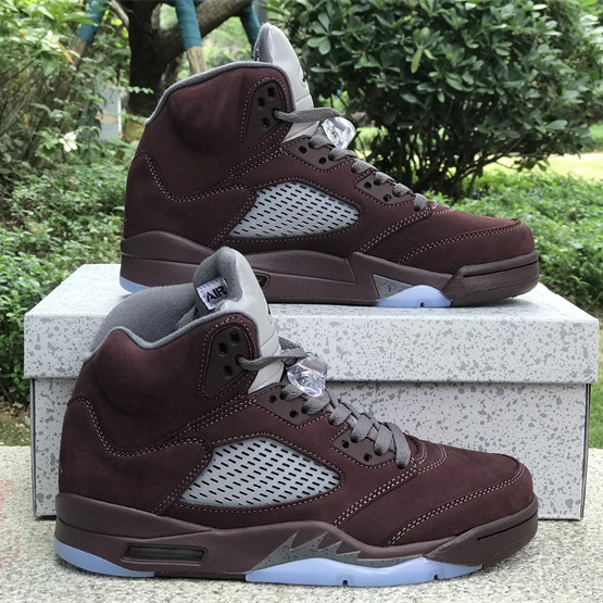 Air Jordan 5 “Burgundy” Sneakers      DZ4131-600 - PerfectKickZ