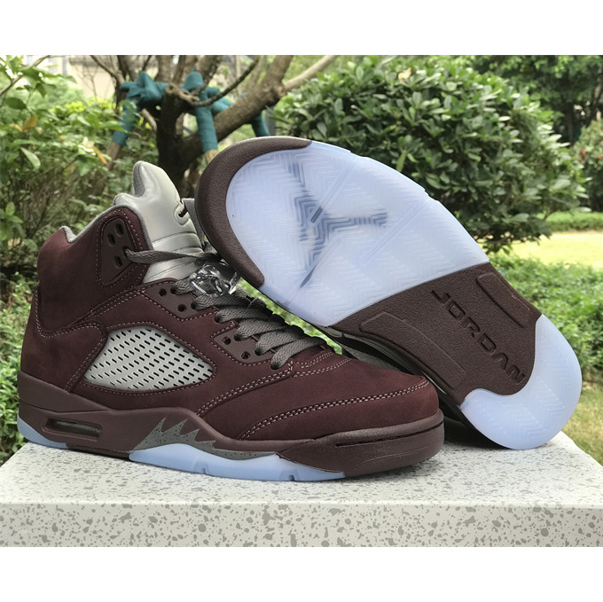 Air Jordan 5 “Burgundy” Sneakers      DZ4131-600 - PerfectKickZ