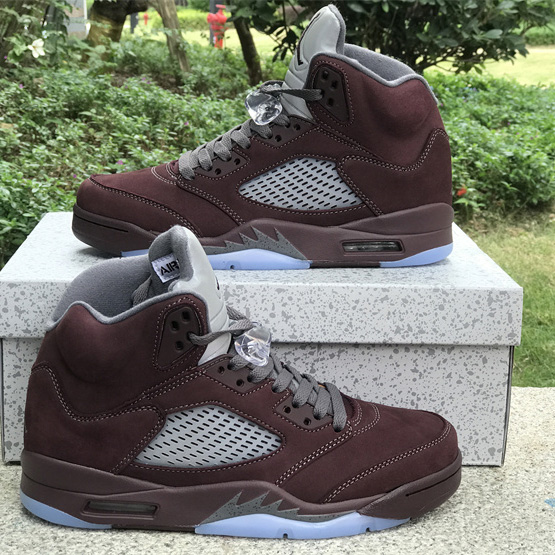 Air Jordan 5 “Burgundy” Sneakers      DZ4131-600 - PerfectKickZ