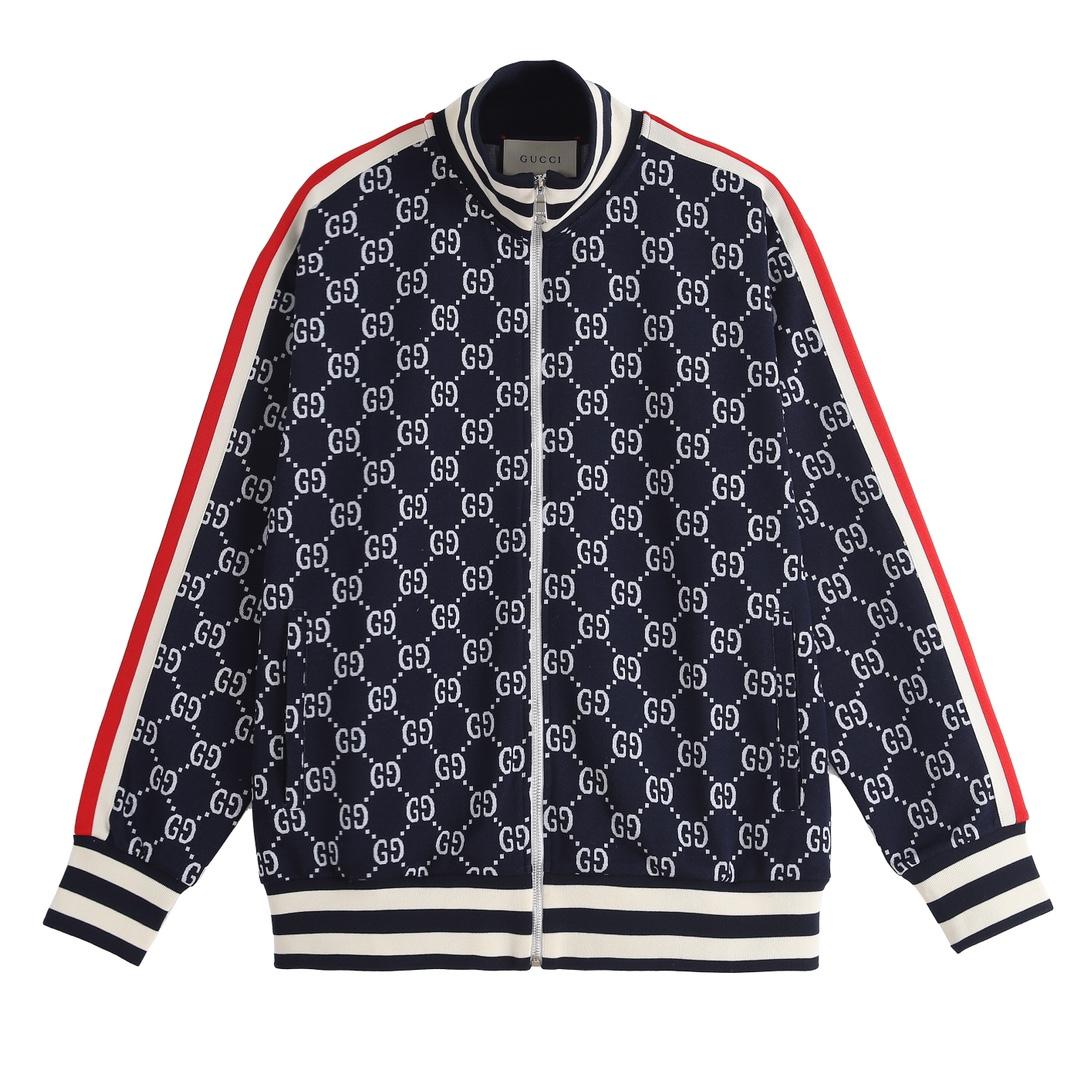 Gucci GG Jacquard Cotton Jacket - PerfectKickZ