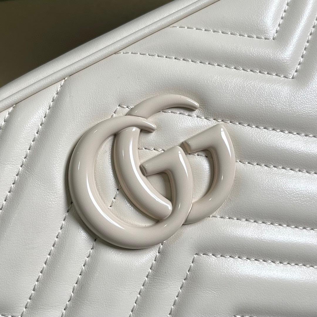 Gucci GG Marmont Matelassé Shoulder Bag(24*13*7cm) - PerfectKickZ