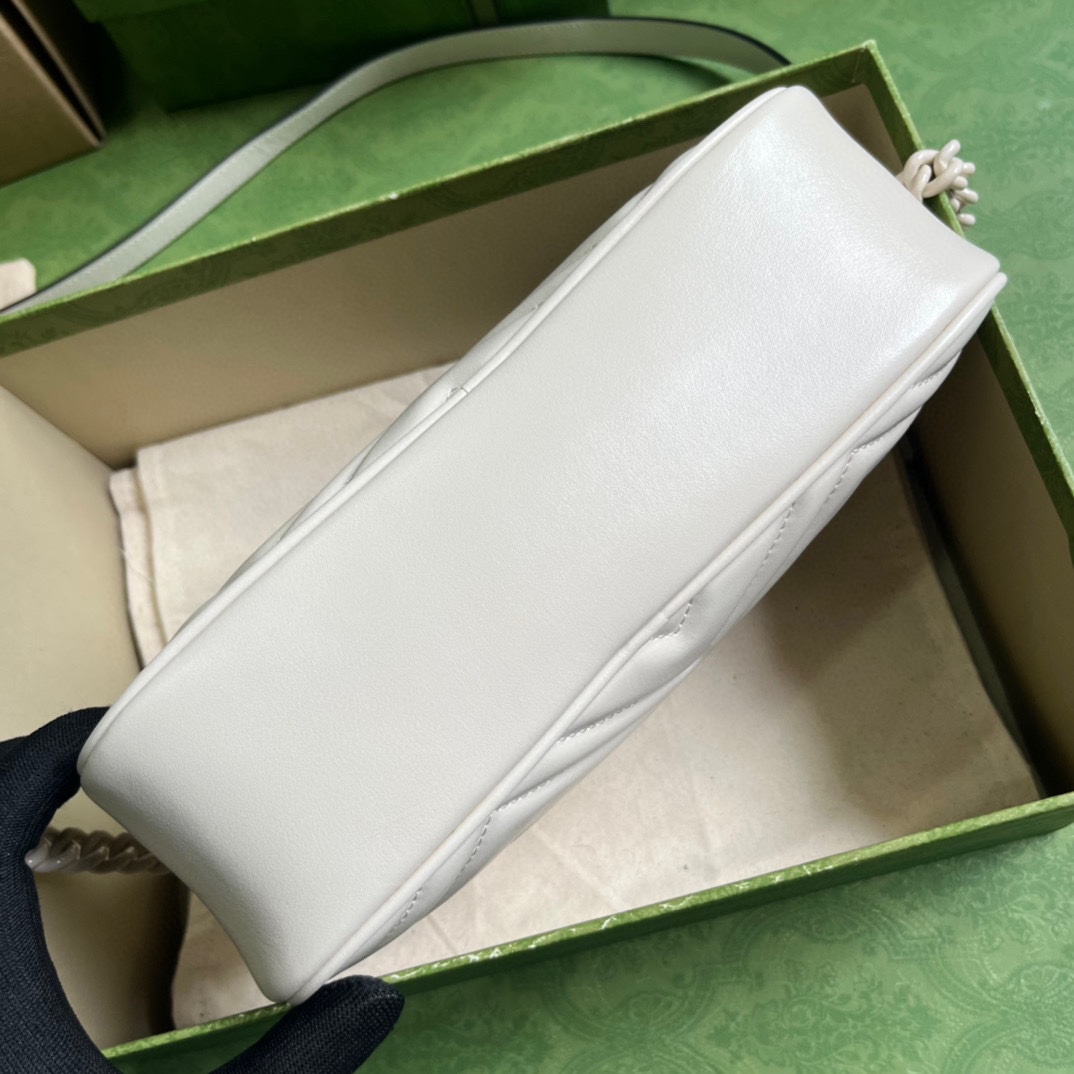 Gucci GG Marmont Matelassé Shoulder Bag(24*13*7cm) - PerfectKickZ