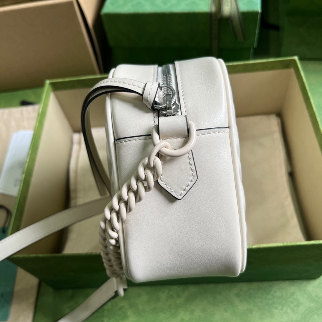Gucci GG Marmont Matelassé Shoulder Bag(24*13*7cm) - 