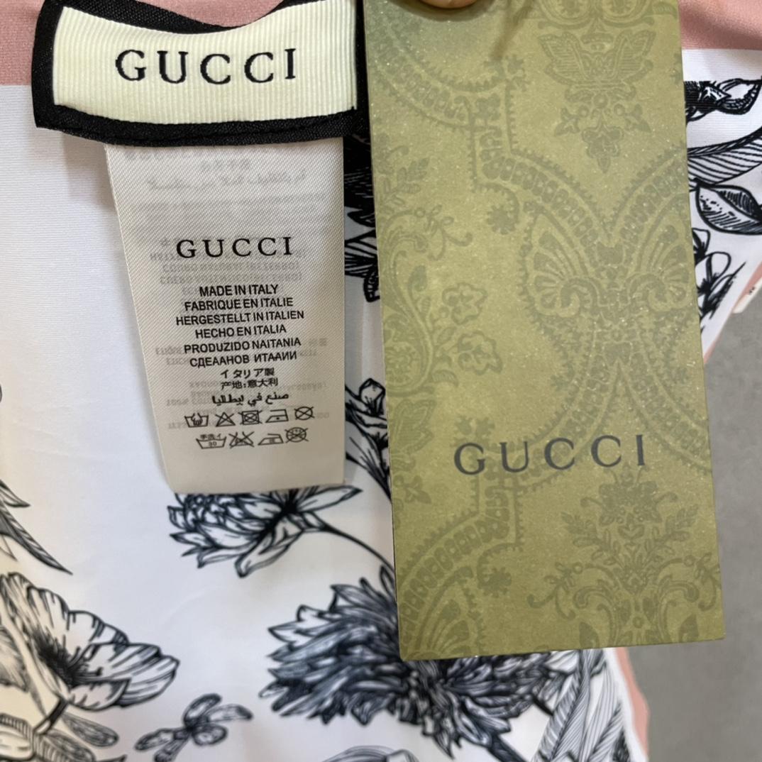 Gucci Visual Mood Reversible Tie-shoulder One Piece Swimsuit - 