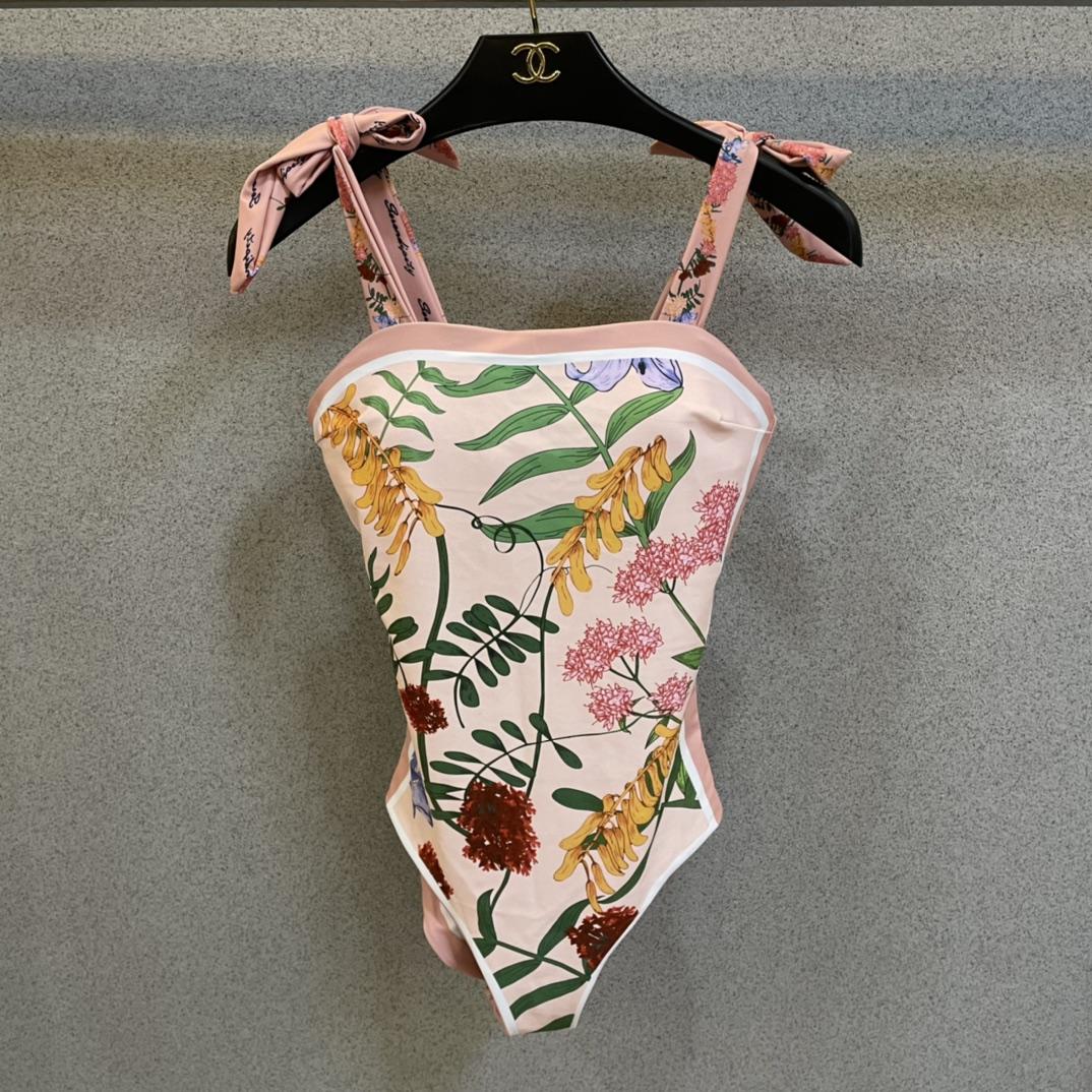 Gucci Visual Mood Reversible Tie-shoulder One Piece Swimsuit - PerfectKickZ