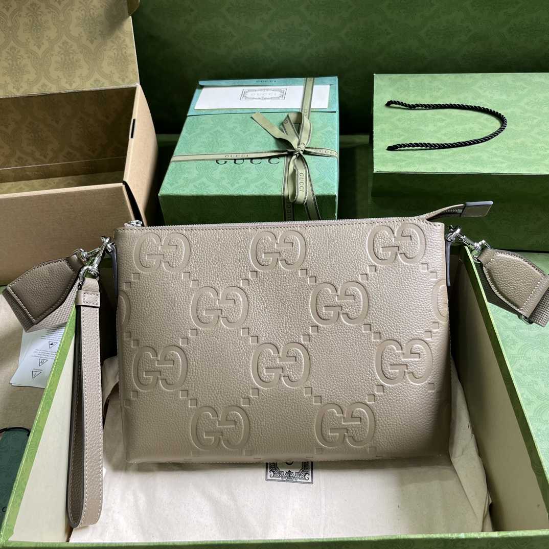 Gucci Jumbo GG Medium Messenger Bag(31-24.5-5cm) - PerfectKickZ