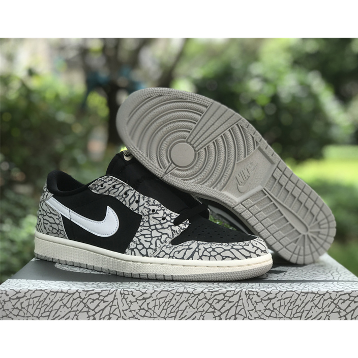 Air Jordan 1 Low OG “Black Cement” Sneaker      CZ0790-001 - PerfectKickZ