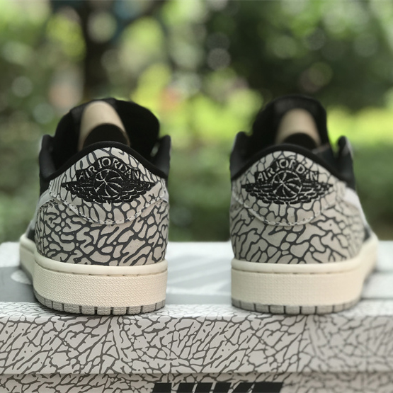 Air Jordan 1 Low OG “Black Cement” Sneaker      CZ0790-001 - PerfectKickZ