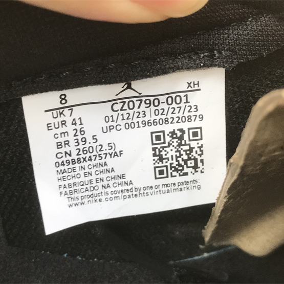 Air Jordan 1 Low OG “Black Cement” Sneaker      CZ0790-001 - PerfectKickZ