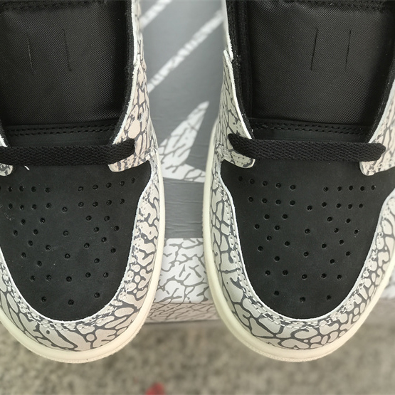 Air Jordan 1 Low OG “Black Cement” Sneaker      CZ0790-001 - PerfectKickZ