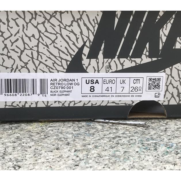 Air Jordan 1 Low OG “Black Cement” Sneaker      CZ0790-001 - PerfectKickZ
