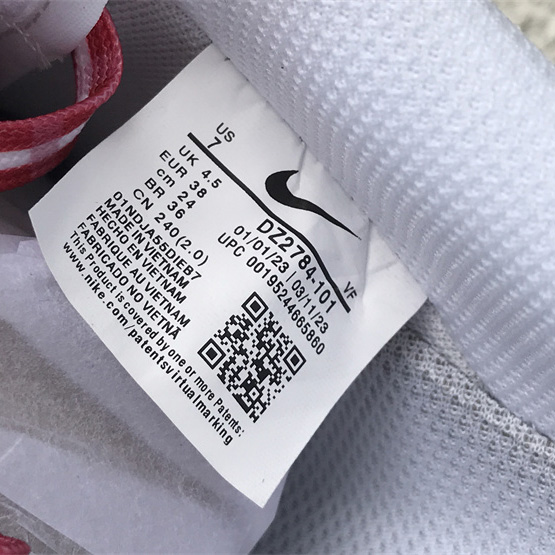 Nike Air Force 1 Low 'Red Gingham' Sneaker       DZ2784-101 - 