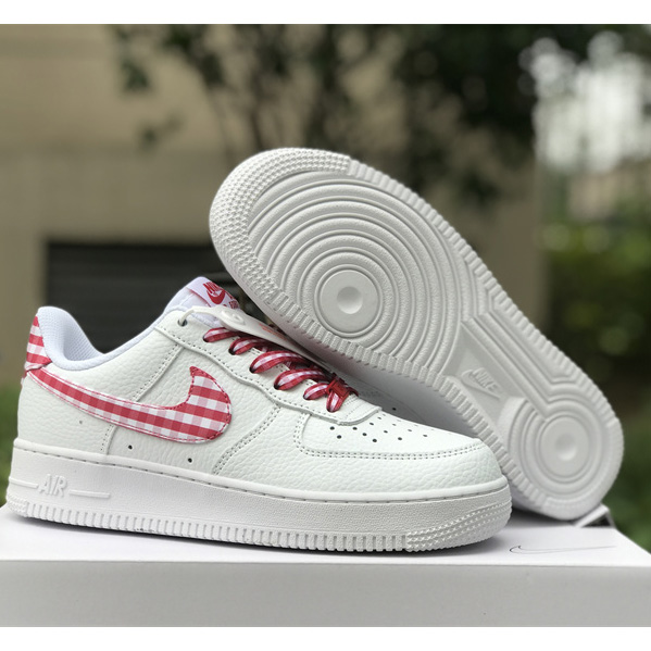 Nike Air Force 1 Low 'Red Gingham' Sneaker       DZ2784-101 - PerfectKickZ