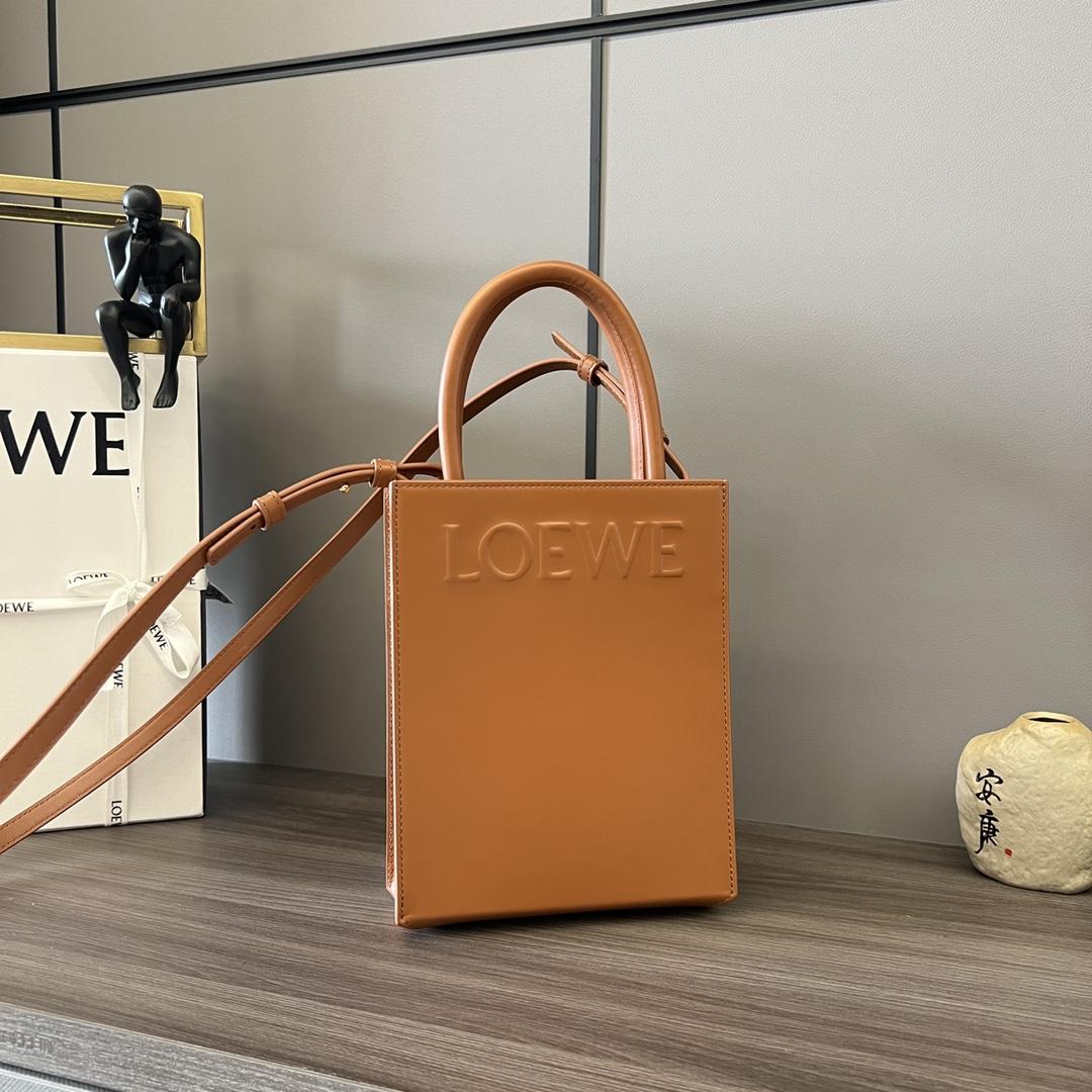 Loewe Standard A5 Tote In Sleek Calfskin - PerfectKickZ