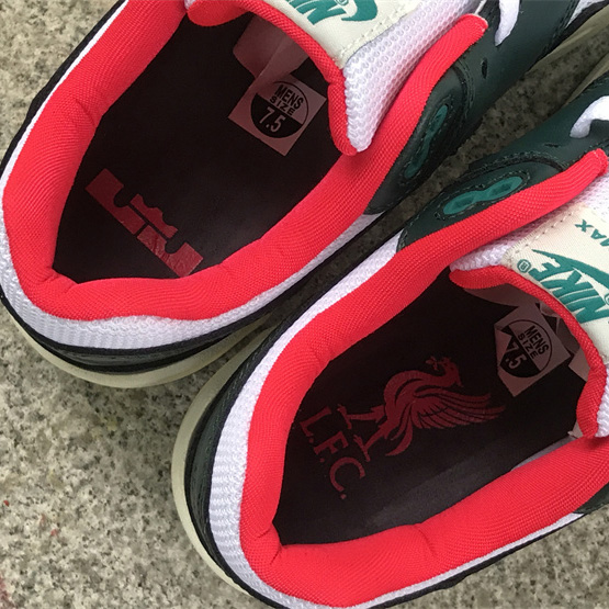 LeBron x Nike Air Max 1 “Liverpool” Sneaker           FB8914-100 - PerfectKickZ
