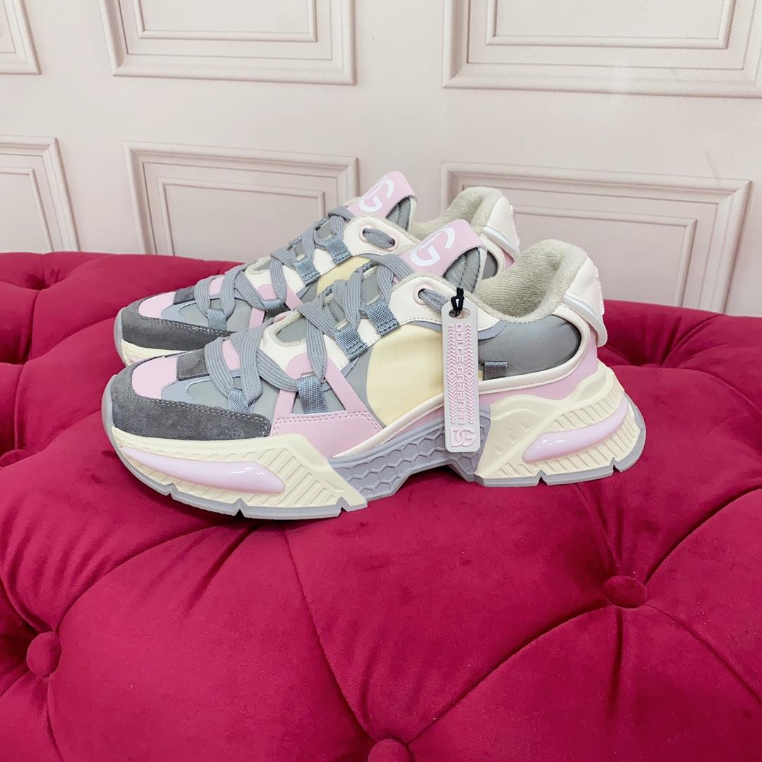 Dolce & Gabbana Mixed-Material Airmaster Sneakers - 