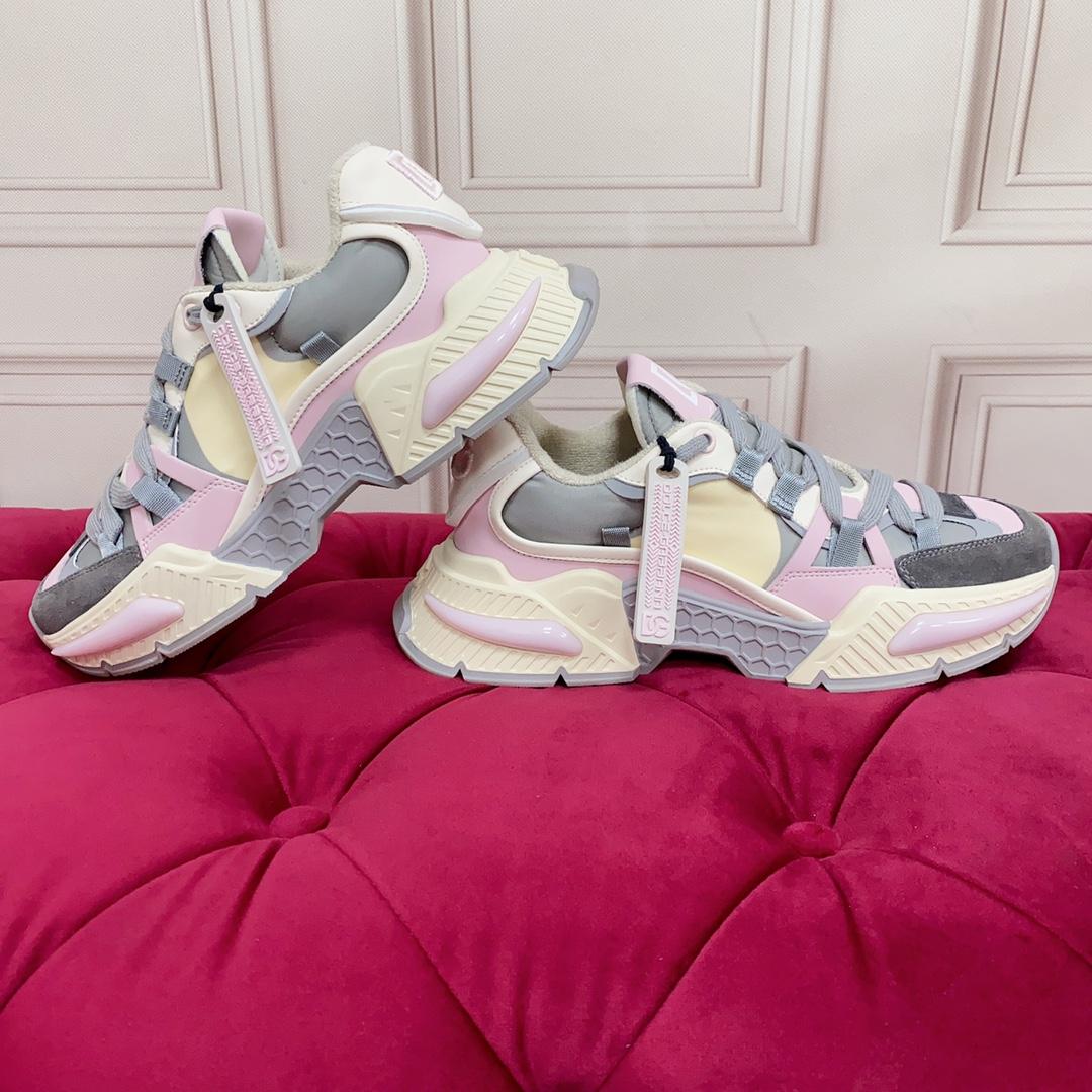 Dolce & Gabbana Mixed-Material Airmaster Sneakers - 