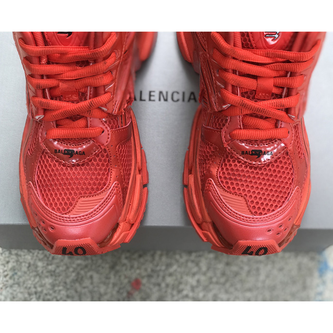 Balenciaga Runner Sneaker In Red - PerfectKickZ