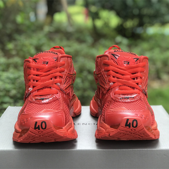 Balenciaga Runner Sneaker In Red - PerfectKickZ