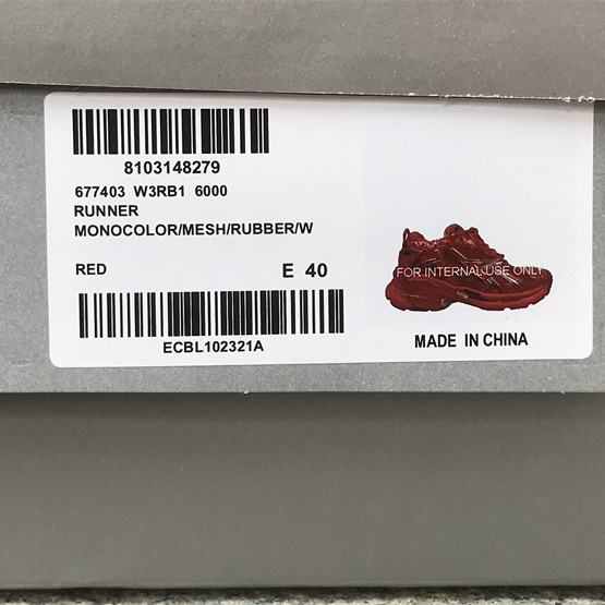 Balenciaga Runner Sneaker In Red - PerfectKickZ