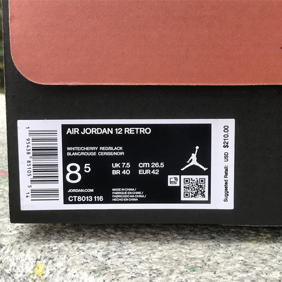 Air Jordan 12 “Cherry” Sneaker      CT8013-116  - PerfectKickZ