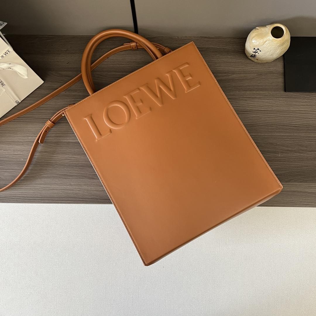 Loewe Standard A4 Tote In Sleek Calfskin - PerfectKickZ