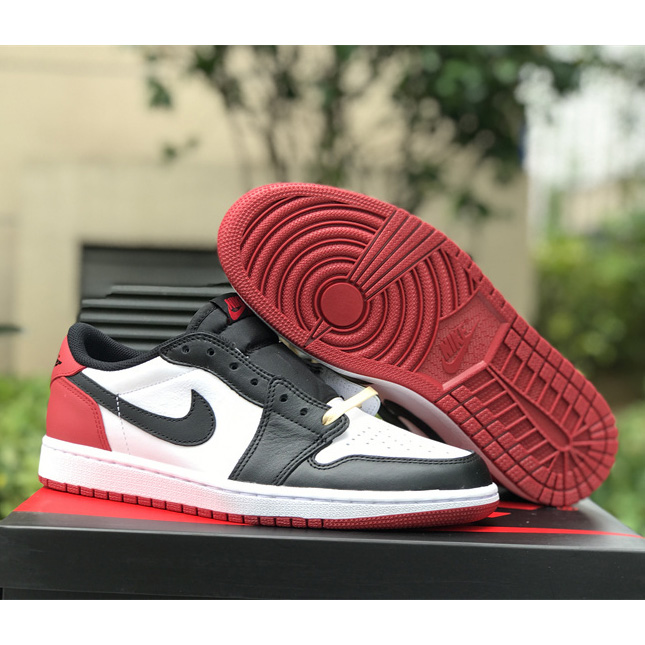 Air Jordan 1 Low OG “Black Toe” Sneaker     CZ0790-106 - PerfectKickZ