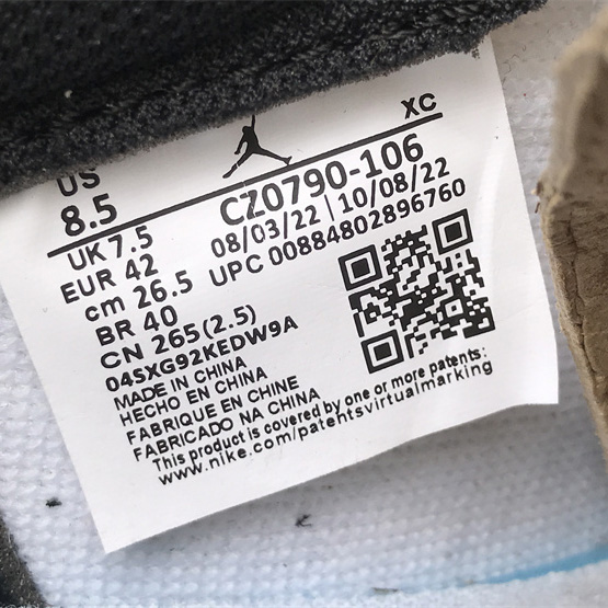 Air Jordan 1 Low OG “Black Toe” Sneaker     CZ0790-106 - 