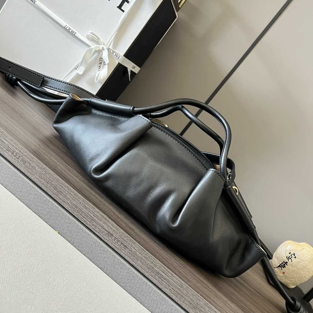 Loewe Small Paseo Bag In Shiny Nappa Calfskin - PerfectKickZ