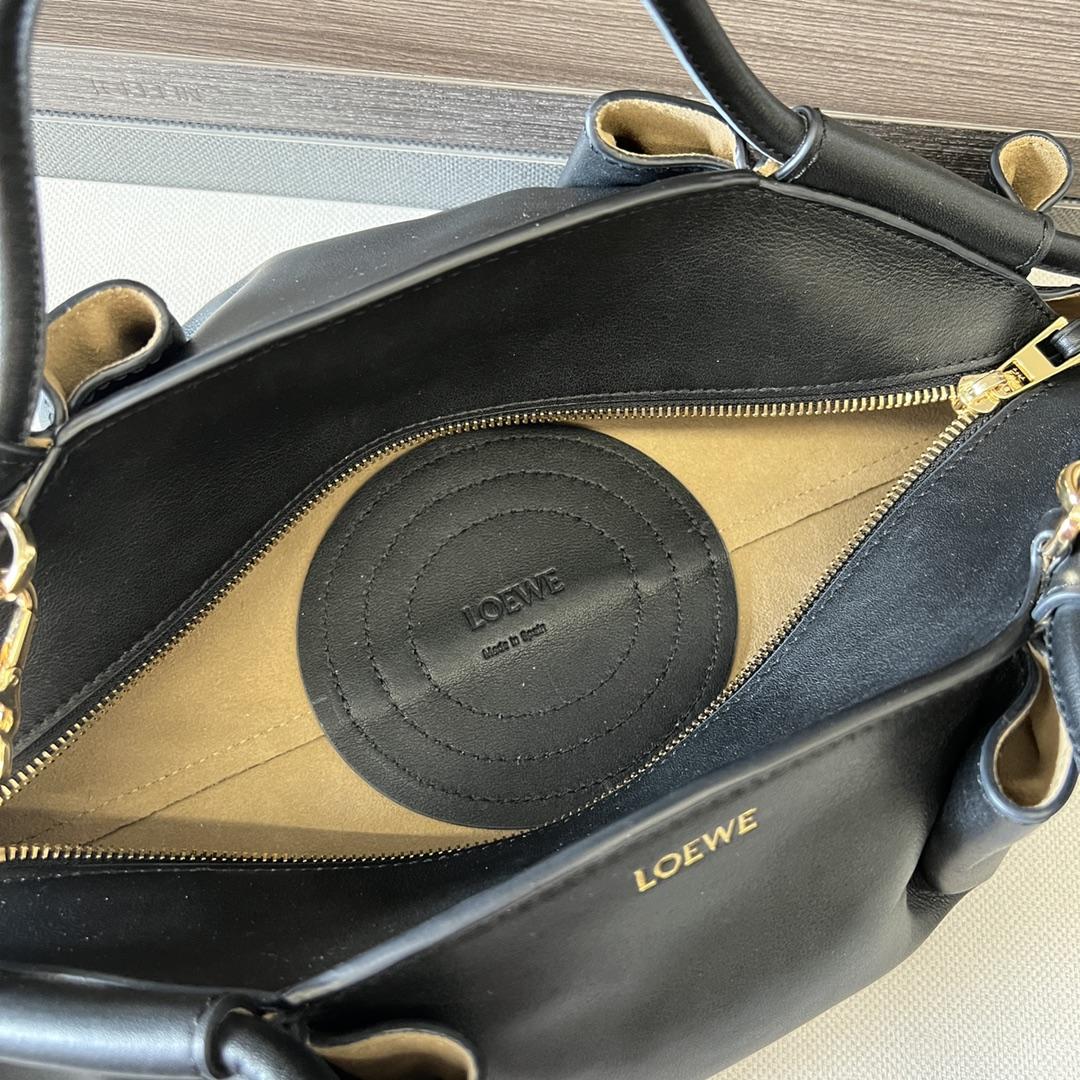 Loewe Small Paseo Bag In Shiny Nappa Calfskin - PerfectKickZ