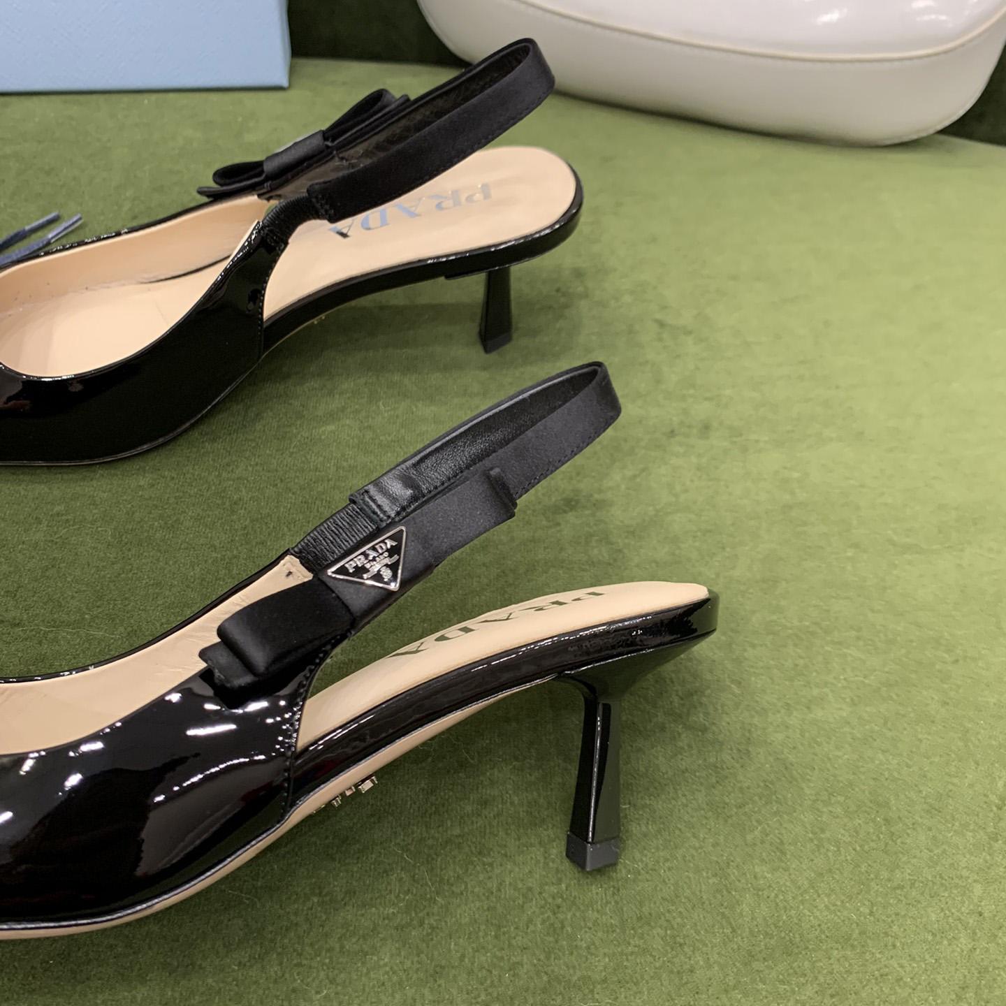 Prada Patent Leather Slingbacks - PerfectKickZ