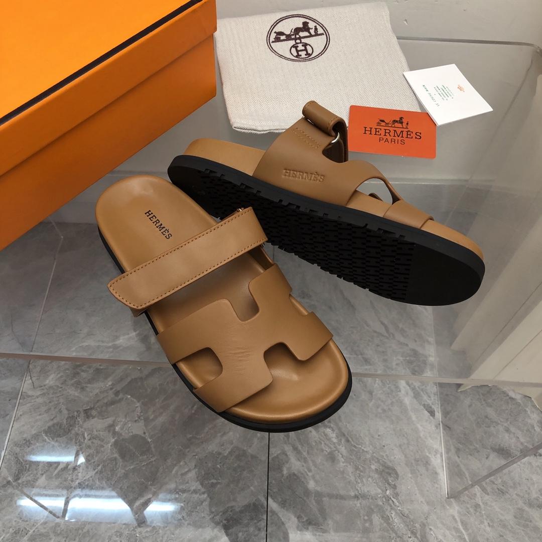 Hermes Authenticated Chypre Sandal Leather - PerfectKickZ