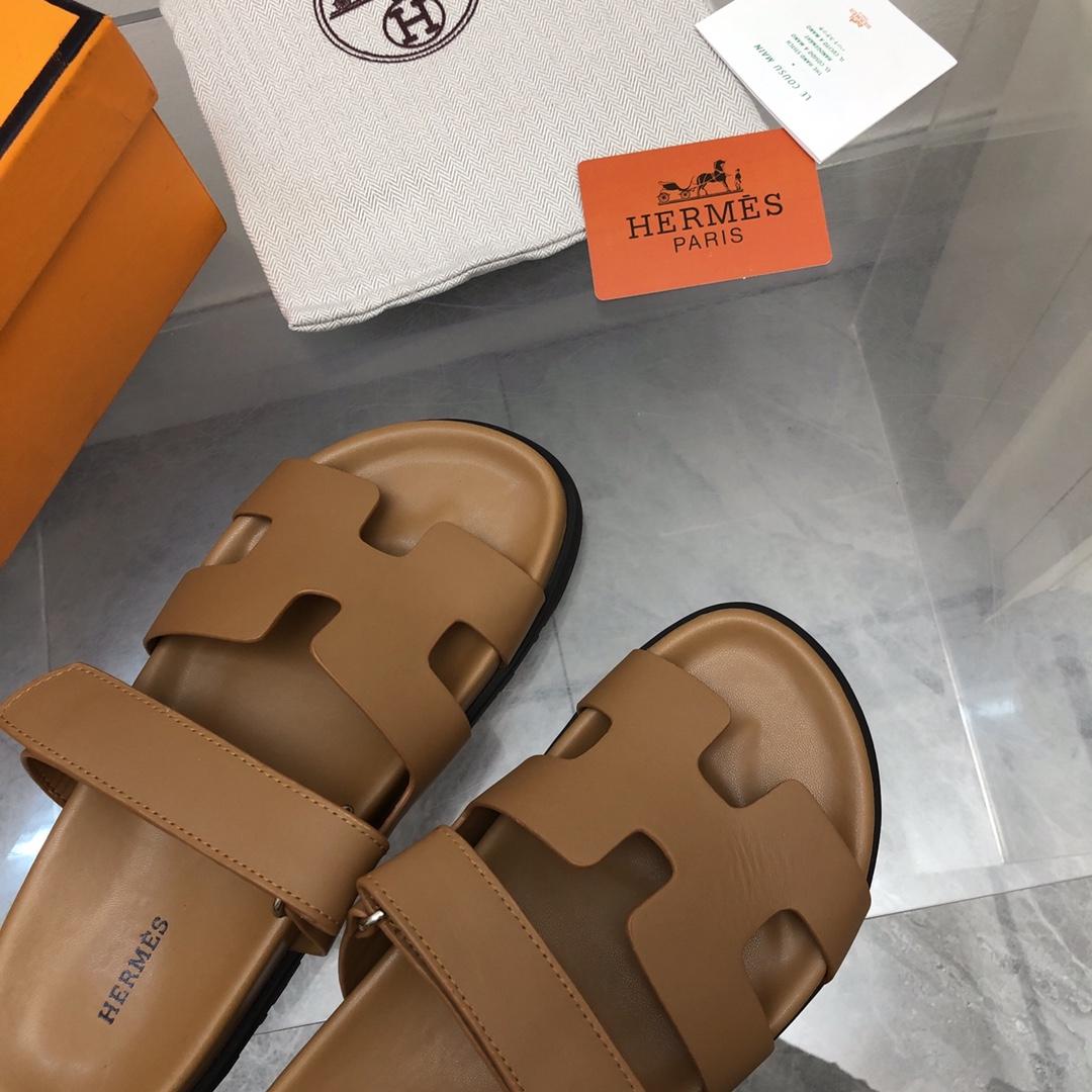 Hermes Authenticated Chypre Sandal Leather - PerfectKickZ