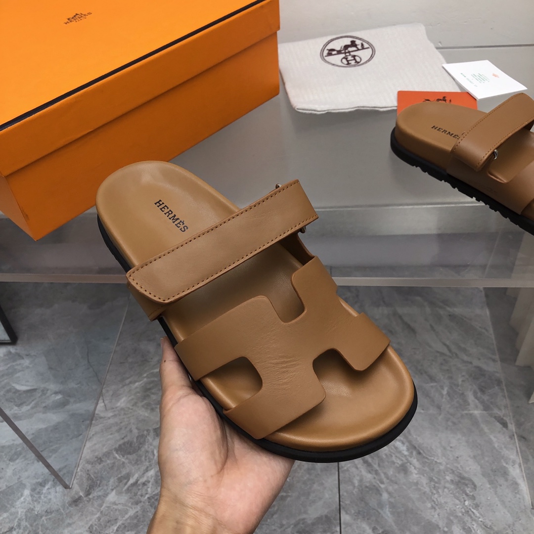 Hermes Authenticated Chypre Sandal Leather - PerfectKickZ