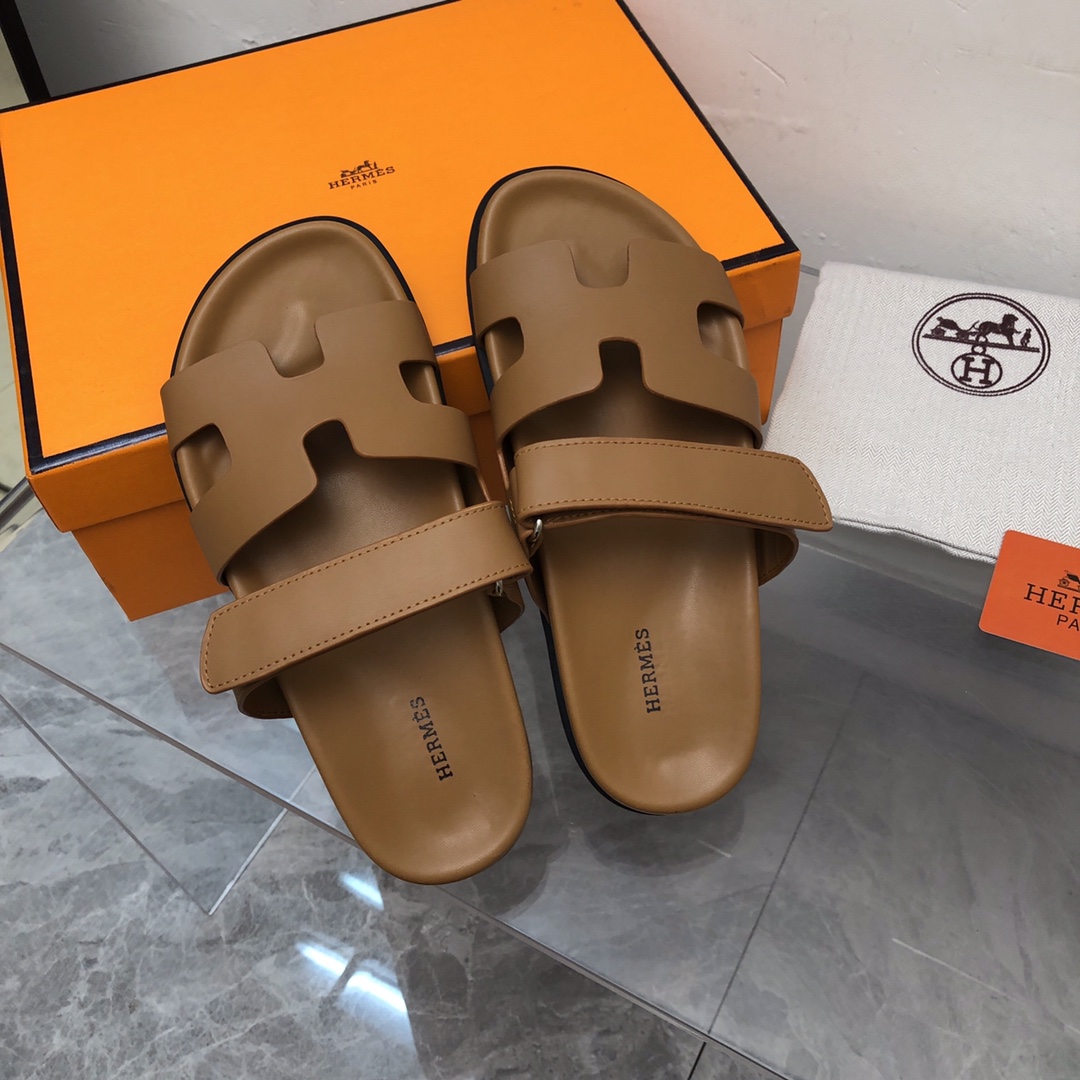 Hermes Authenticated Chypre Sandal Leather - PerfectKickZ