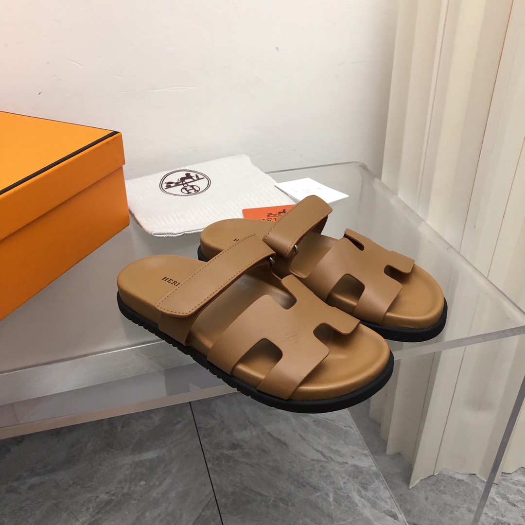 Hermes Authenticated Chypre Sandal Leather - PerfectKickZ