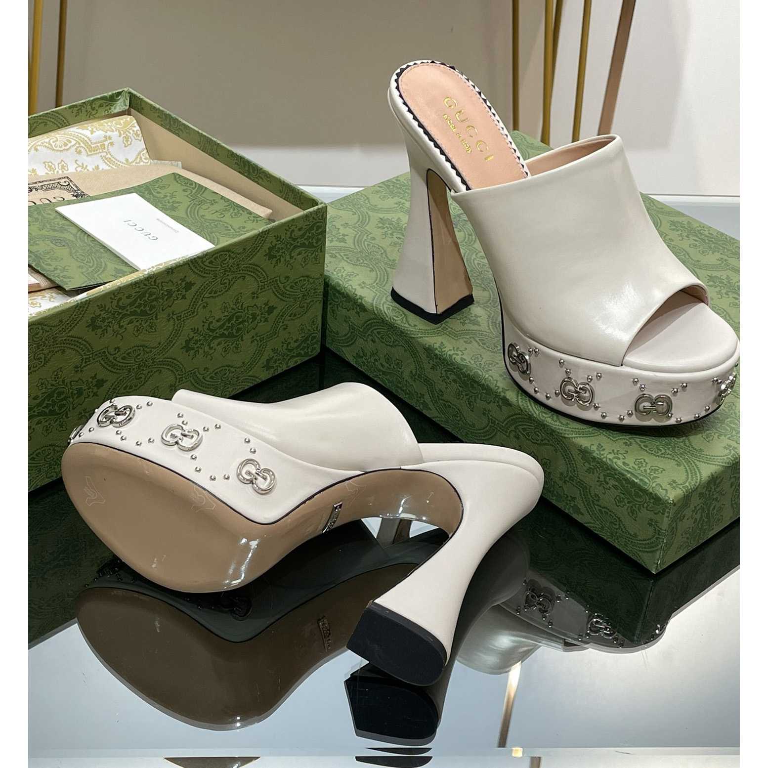 Gucci Women's Platform Slide Sandal - PerfectKickZ