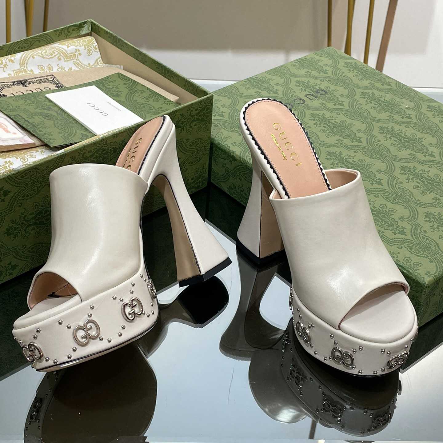 Gucci Women's Platform Slide Sandal - 