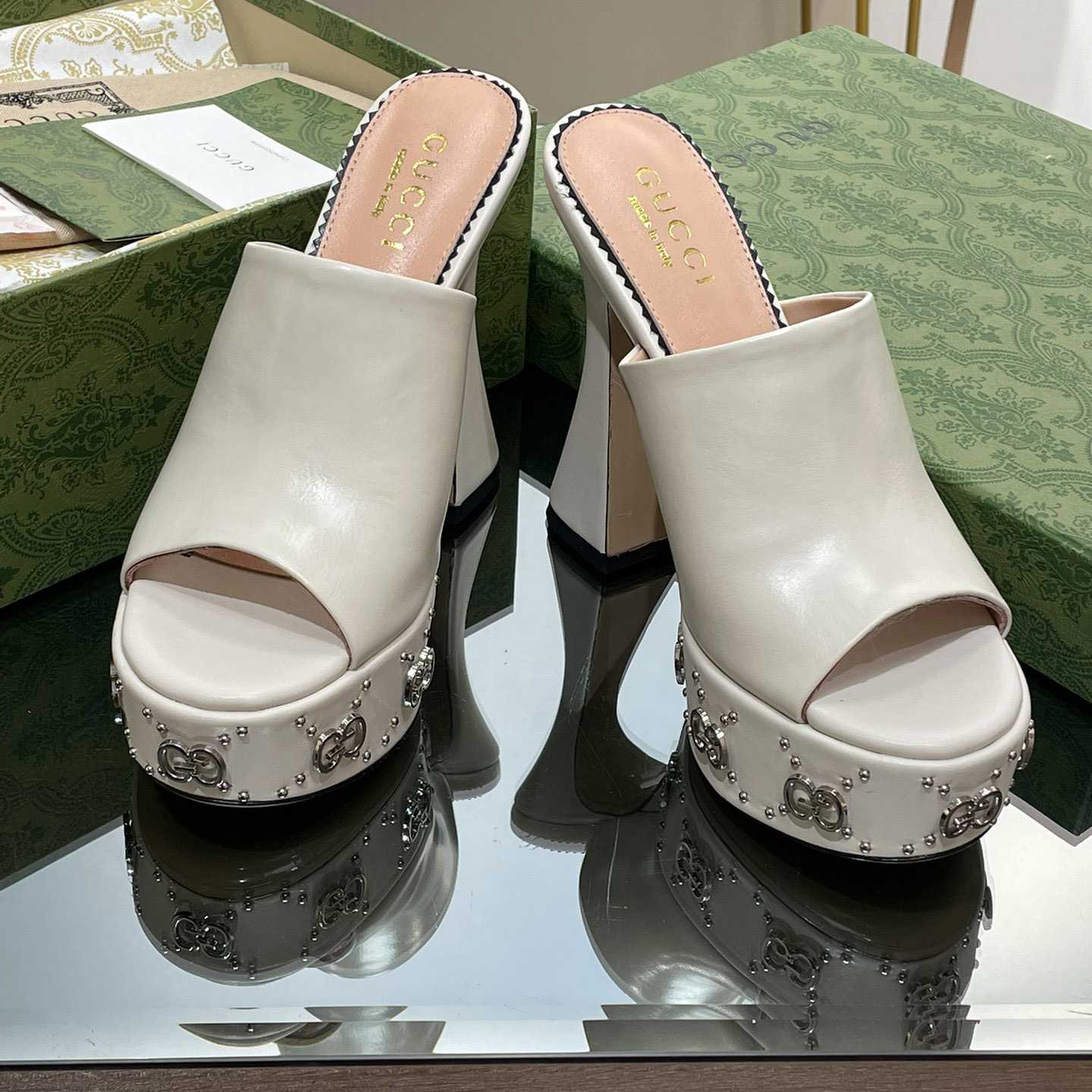 Gucci Women's Platform Slide Sandal - 