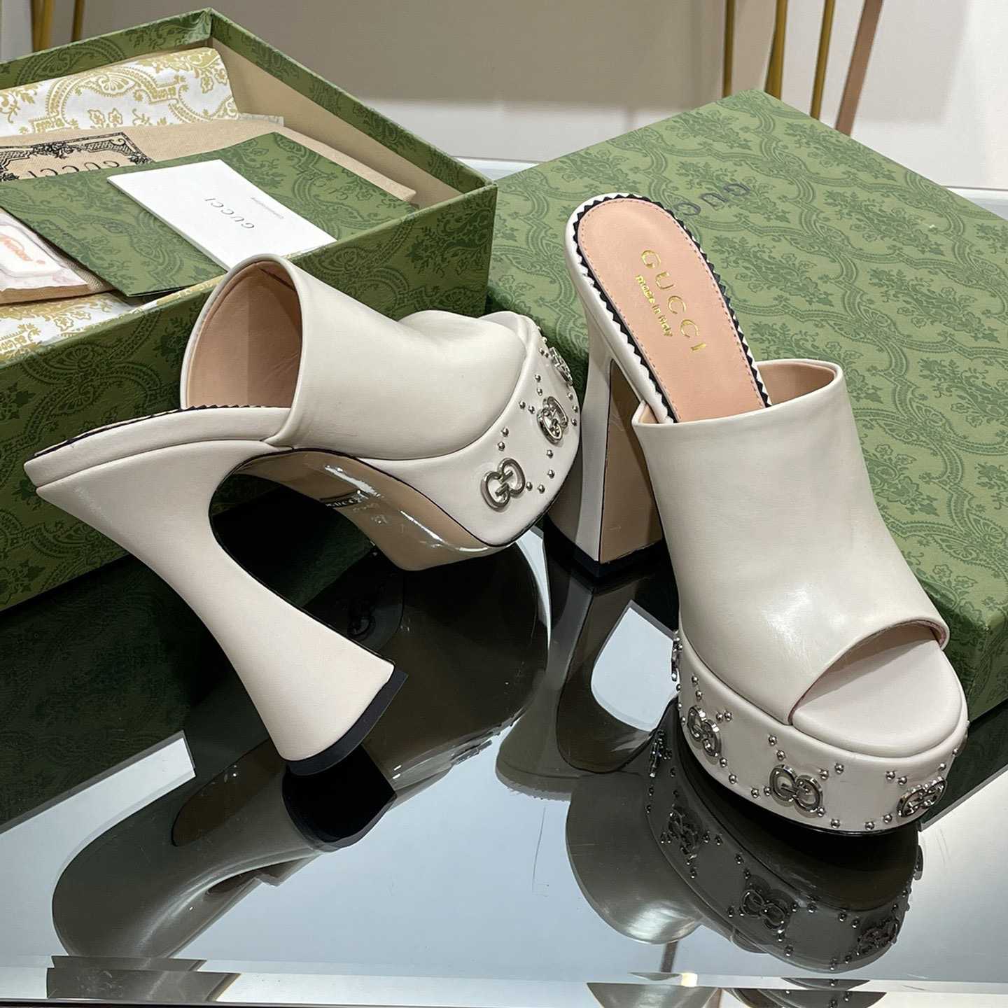 Gucci Women's Platform Slide Sandal - 