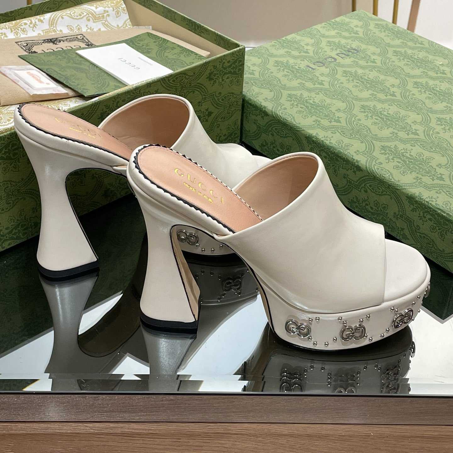 Gucci Women's Platform Slide Sandal - 