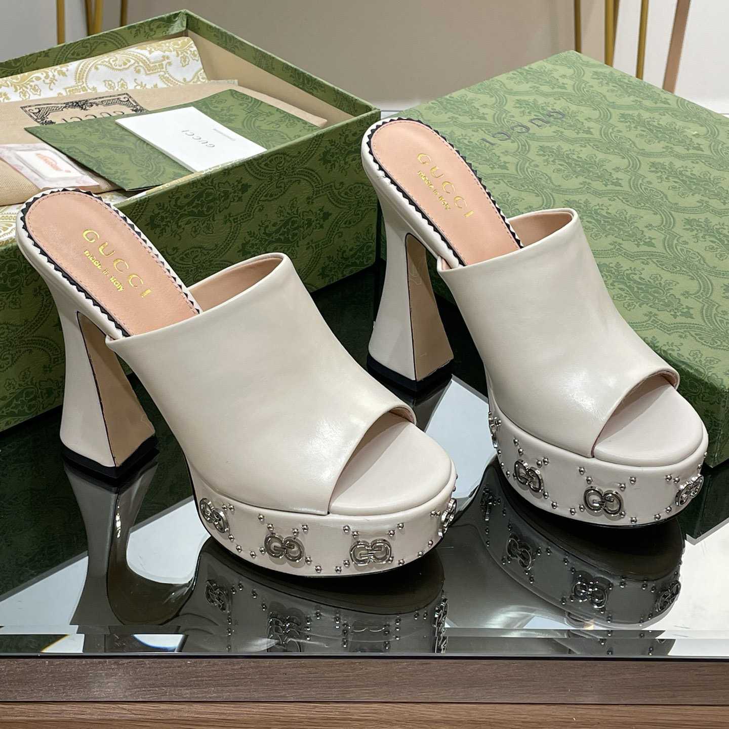 Gucci Women's Platform Slide Sandal - PerfectKickZ