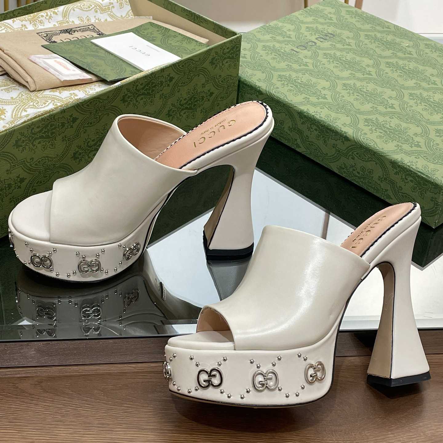 Gucci Women's Platform Slide Sandal - 