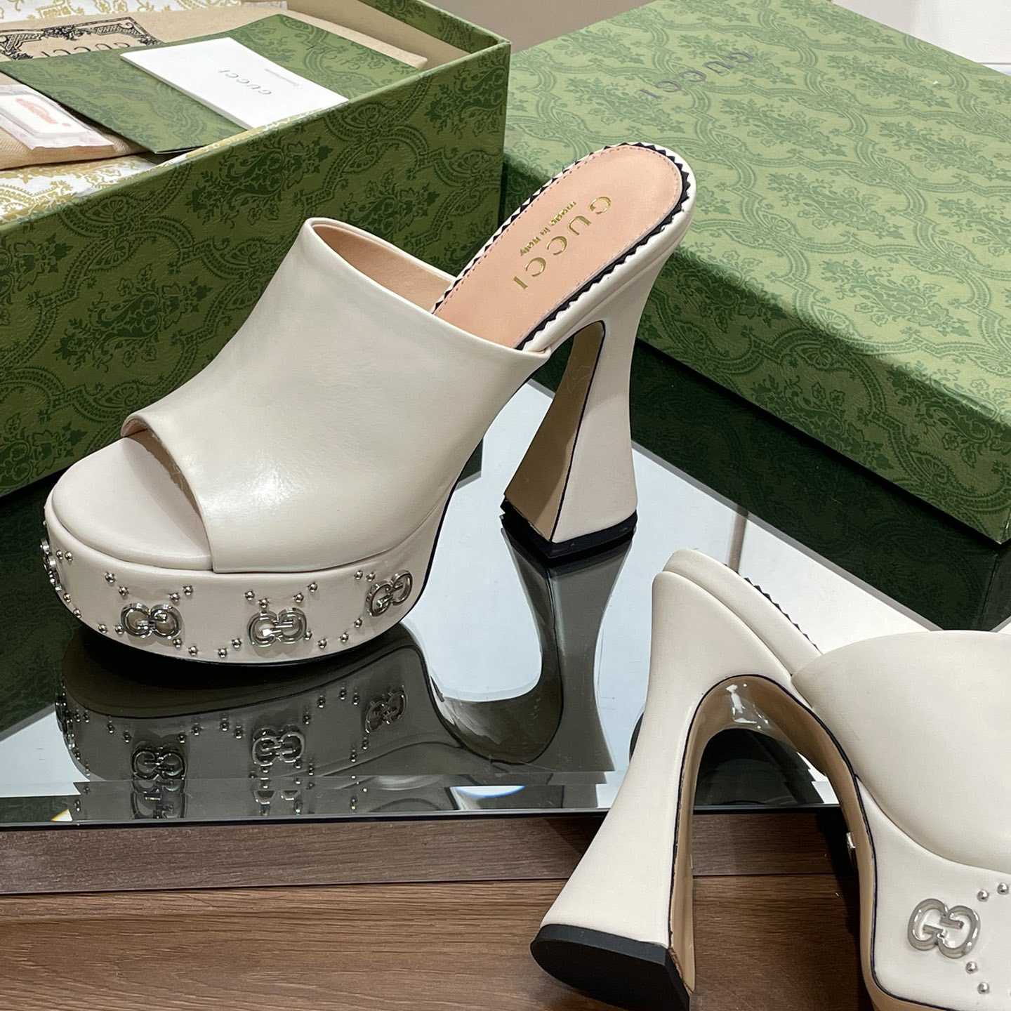 Gucci Women's Platform Slide Sandal - 