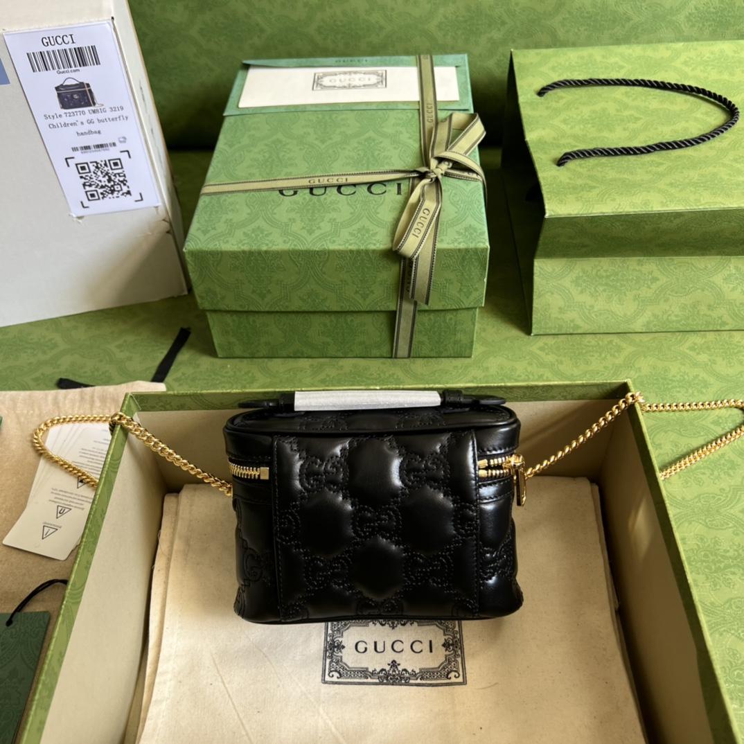 Gucci GG Matelassé Top Handle Mini Bag(16-10.5-5cm) - PerfectKickZ