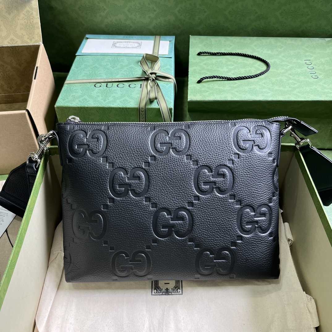 Gucci Jumbo GG Medium Messenger Bag(31-24.5-5cm) - PerfectKickZ