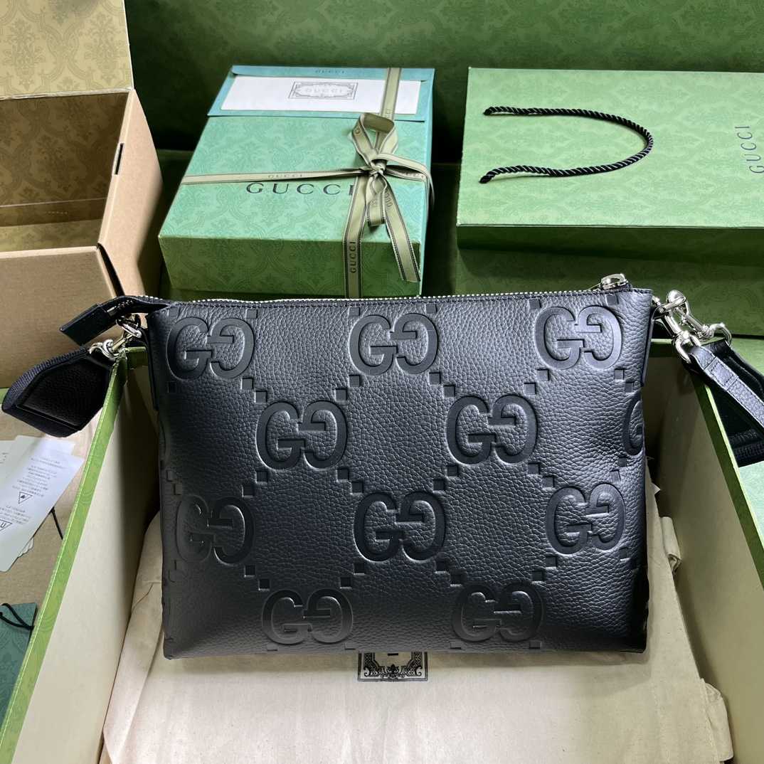 Gucci Jumbo GG Medium Messenger Bag(31-24.5-5cm) - PerfectKickZ