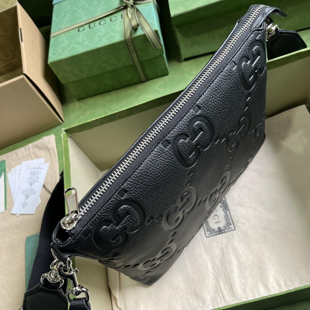 Gucci Jumbo GG Medium Messenger Bag(31-24.5-5cm) - PerfectKickZ